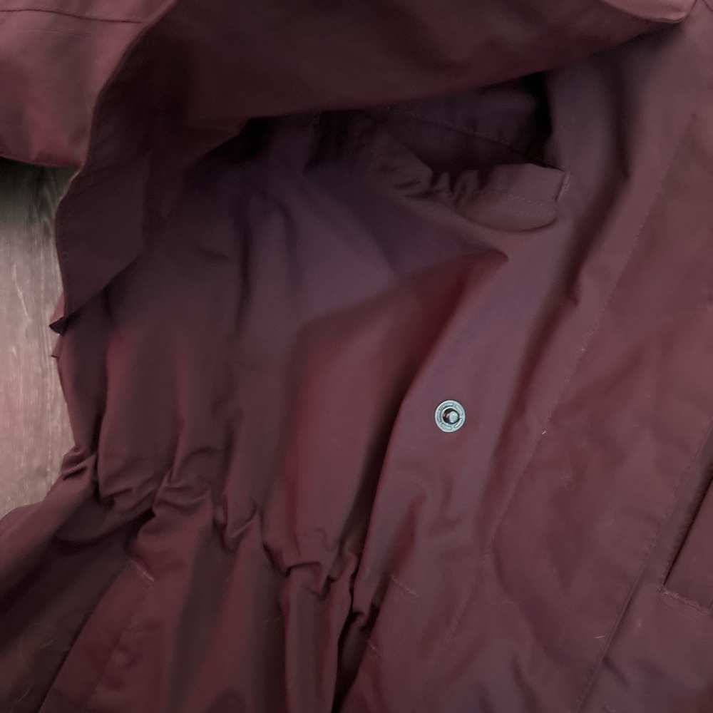 Women's Maroon Ski Jacket - Picture 3 of 5
